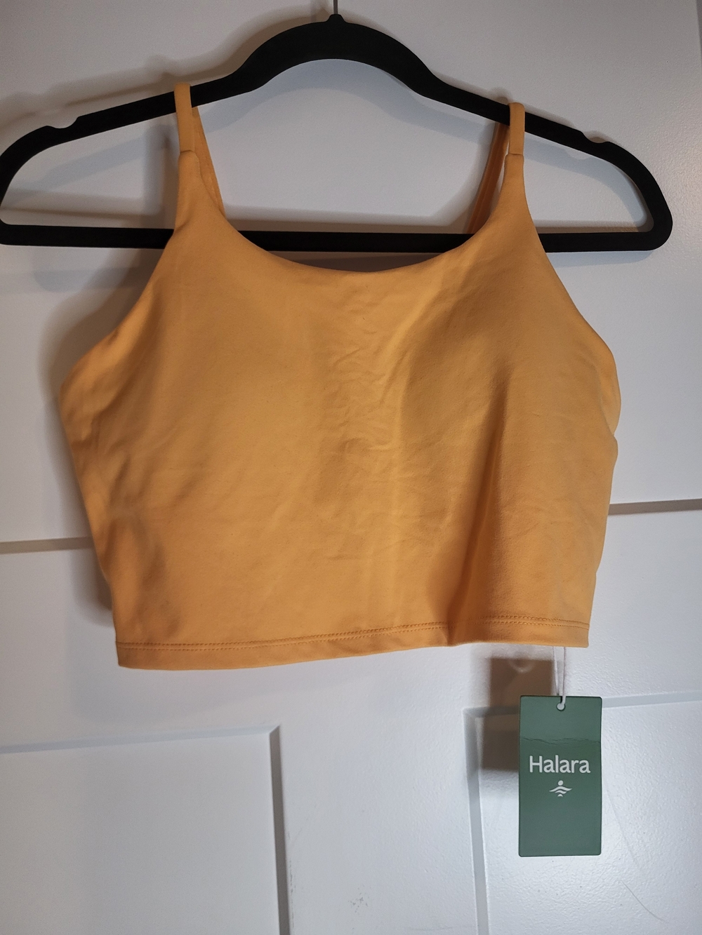 HALARA Orange Cropped Camisole Tank